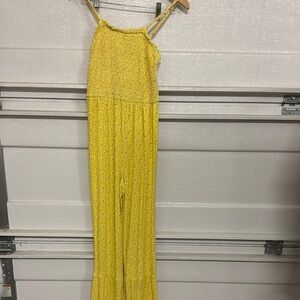 Yellow Floral Jumpsuit